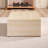 Travertine Stone Coffee Table With Engineered Composite Base 70 Lb Capacity