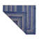 Camyla Farmhouse Braided Jute Blue Area Rug