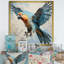 Perroquets harmonie en vol élégance II - décoration murale perroquet-97190764-134111804