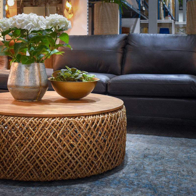 Searsport Solid Wood Top Coffee Table
