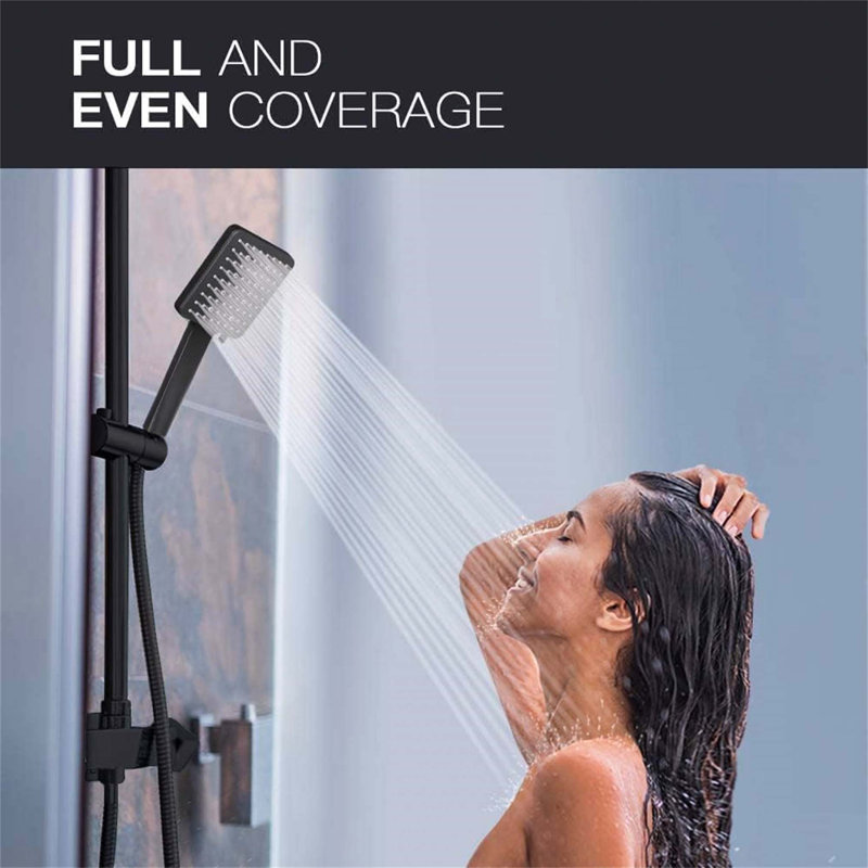 Handheld Shower Head, Matte Black