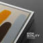 Art mural abstrait, ensemble de 2 reproductions d'art encadrées sur toile-118759802-118759803