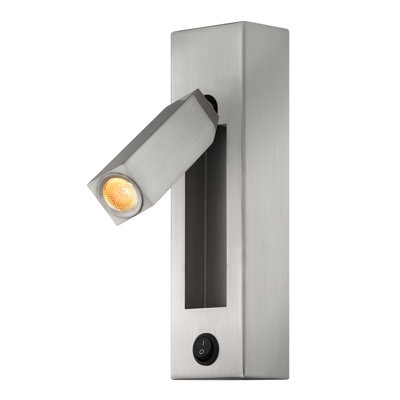 1 - Light LED Plug-In Task/Reading Headboard Lamp