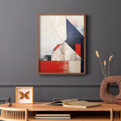 Paysages série Cxxi - reproduction encadrée de qualité supérieure - prête à être accrochée - aucun clou requis