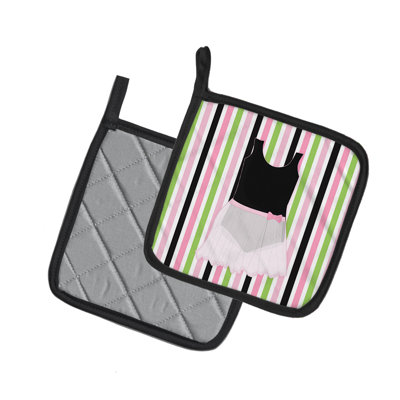 Caroline's Treasures Striped Polyester Potholder