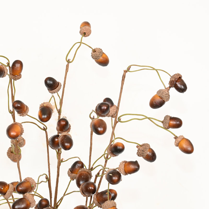 Branche de gland artificielle 36 po pour remplisseur de vase, jets de feuillage long d'automne pour l'hiver, décor de pièce maîtresse de table de bureau à domicile