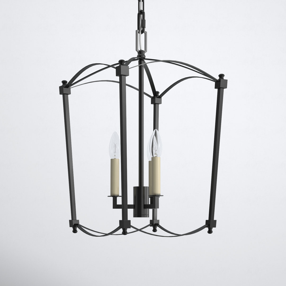 Olive 3-Light Metal Dimmable Lantern Chandelier Birch Lane™ 