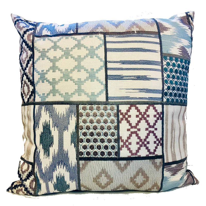 Wilpert Embroidered Cotton Blend Pillow Cover