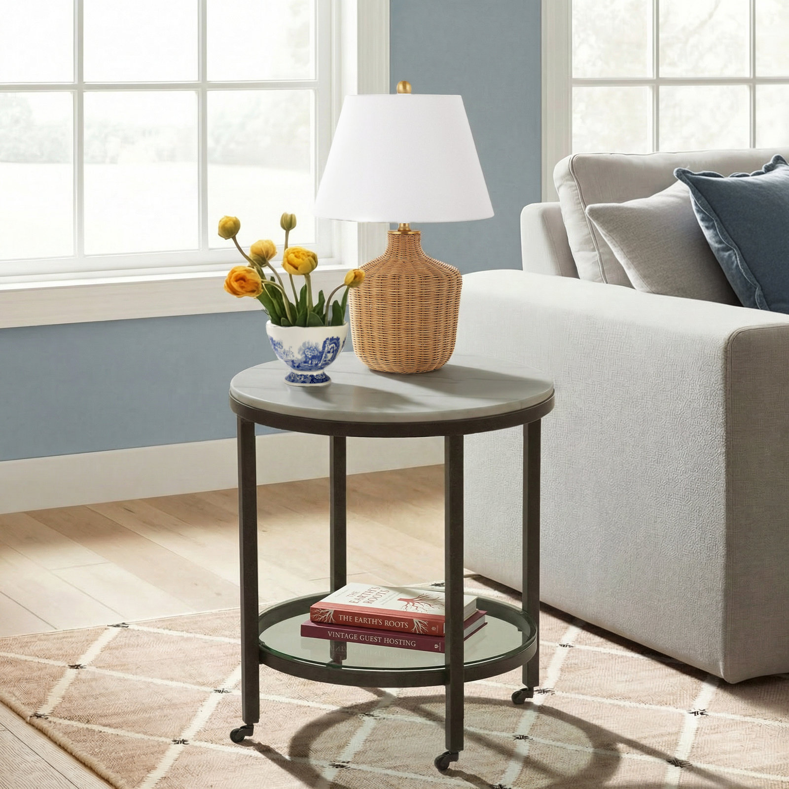 Whitman Marble End Table