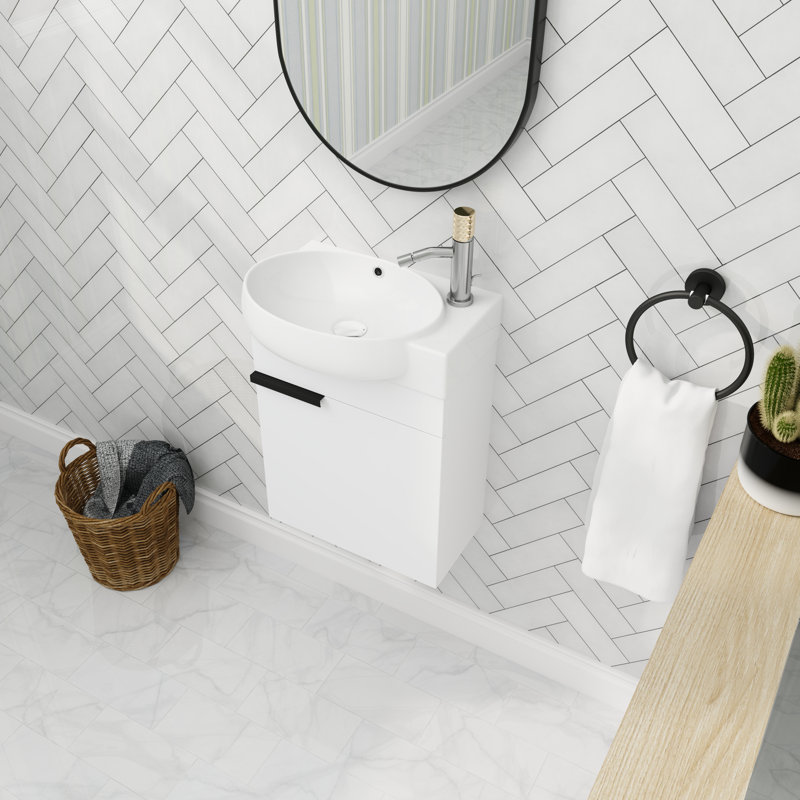 Meuble-lavabo simple avec plateau 16,82 po