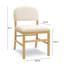 Chaise en velours Calla Performance-1024514197