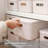 Plastic Storage Baskets With Lid Organizing Container Lidded Knit Storage Organizer Bins For Shelves Drawers Desktop Closet Playroom Classroom Office