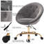 Chaise de bureau ergonomique rembourrée en velours-703780983