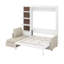 Grand lit escamotable avec tablettes-1263428053