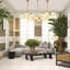 Evergreen 8 - Light Chandelier