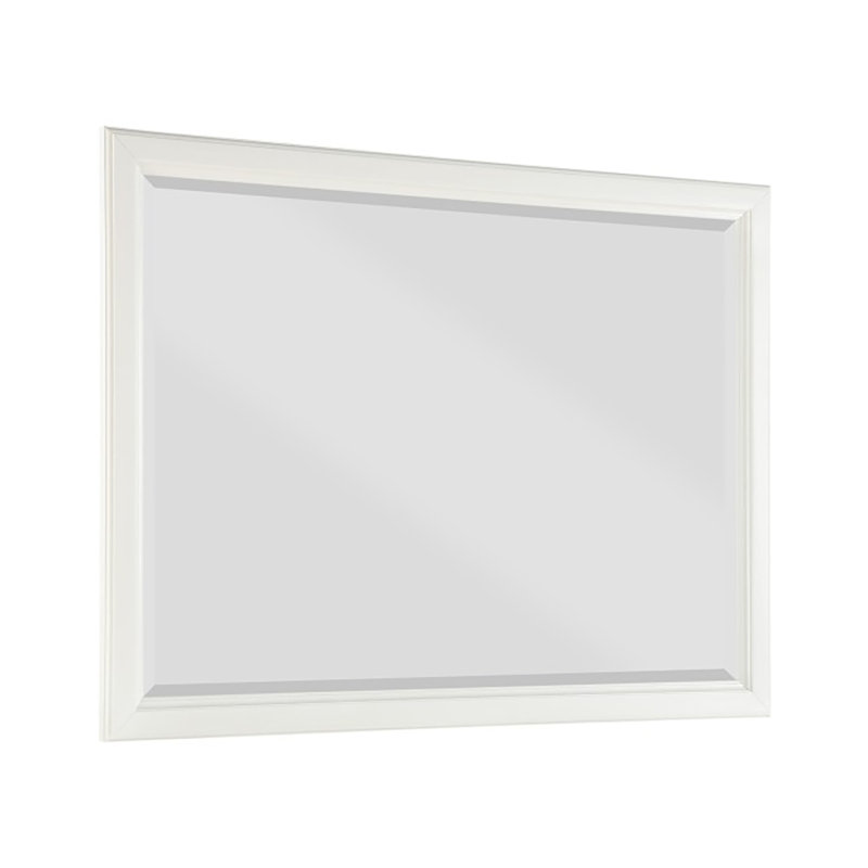 Miroir de commode Cadeja, Blanc antique