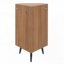 Armoire d'angle avec porte en rotin-2111041680