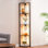 Lampe sur pied à DEL à intensité variable avec tablettes Carrye