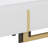 Light Luxury Tv Stand With Metal Legs, 1 Drawer, 2 Cabinets And Adjustable Shelves-26740838