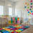 Jeromy Tufted Kids Purple/Blue/Orange Multi-Colored Non-Slip Rubberback Area Rug-260718015