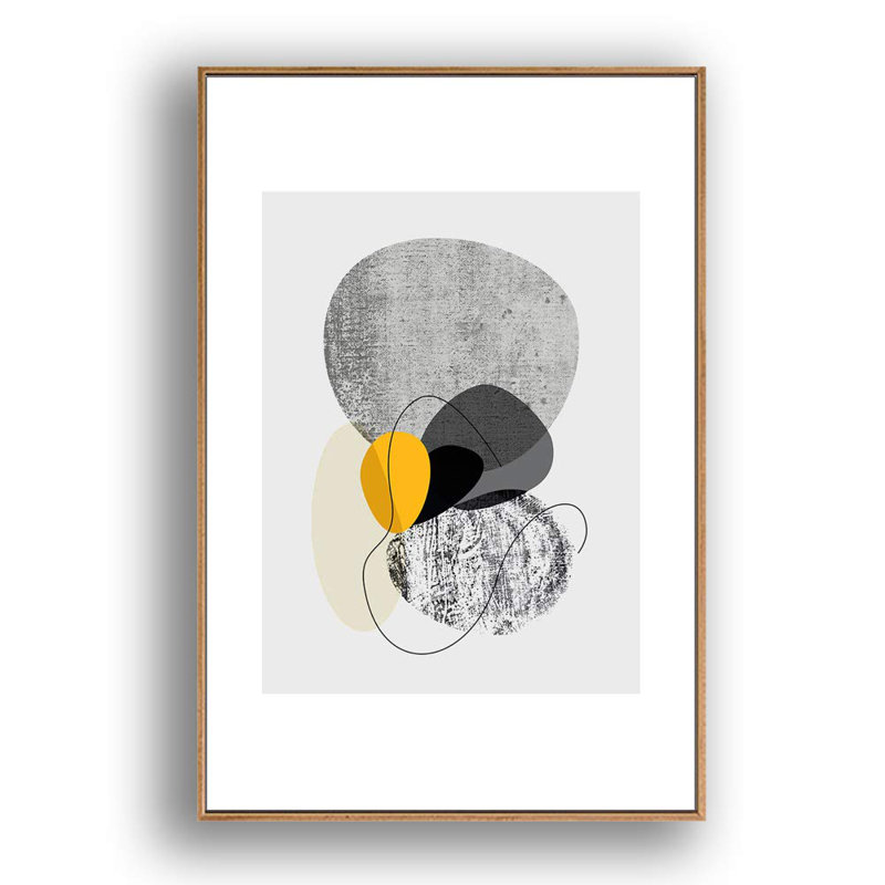 Abstract Abstract, H 24 po x l 16 po, Naturel