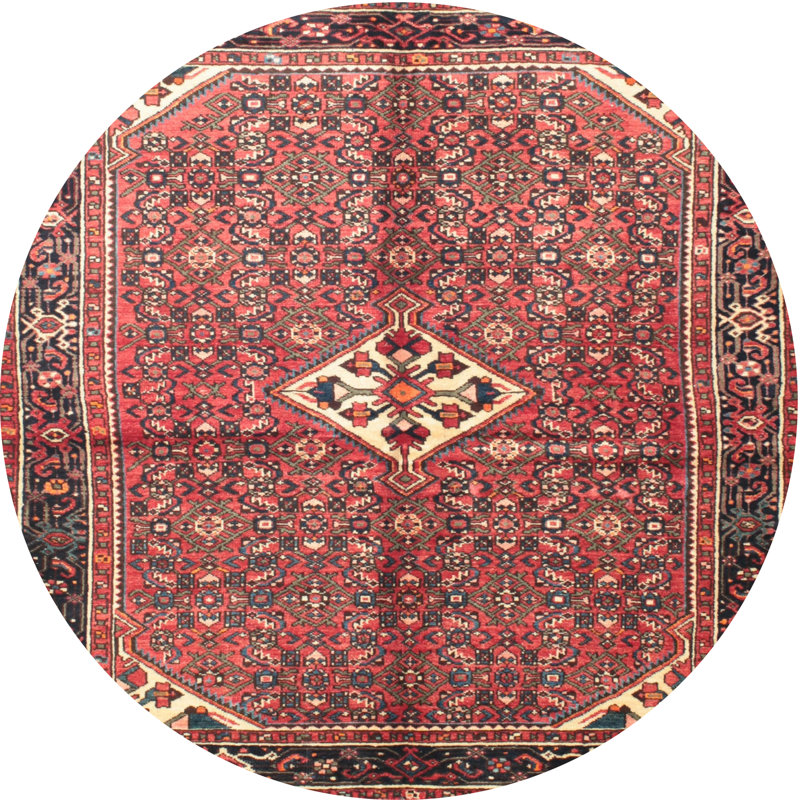 Tapis traditionnel 100% lavable à la machine à 184 po, Rond 8 pi
