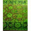 Tapis vert fait à la main de conception unique Chimel