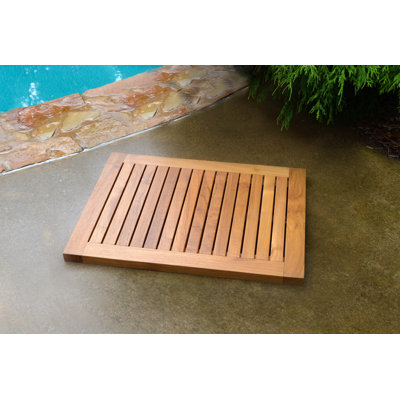 Teak Bath Rug