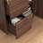 Space-saving Walnut Desk Cabinets For Compact Home Offices - Multifunctional Particle Board Design
