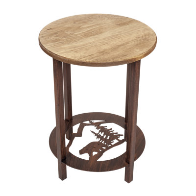 Table de bout avec rangement Harner