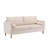 Vinyl 67'' Reception Loveseat-1190385393