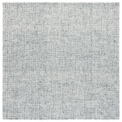 Martha Stewart Hand Tufted Wool Cotton Rug in Ivory/Blue