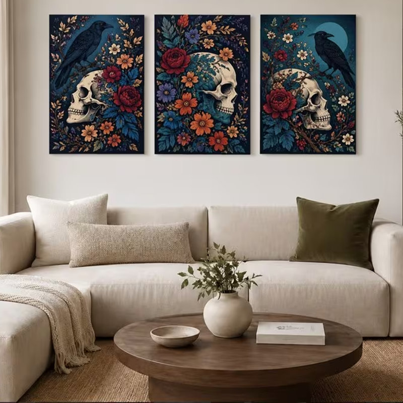 3 Piece Wrapped Canvas Wall Art, 90cm H x 60cm W