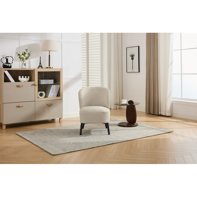 Talia Boucle Chair , Beige