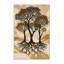 Tapis marocain d'inspiration mondiale lavable à la machine Peksenak - reliure beige-1206835683