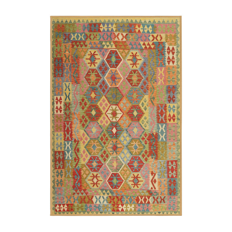 Bundine Southwestern Indoor Rug, Rectangle 5' x 7'