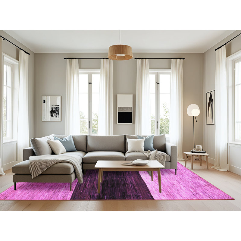 Tapis mauve Rafa, Rectangle 8 pi x 12 pi