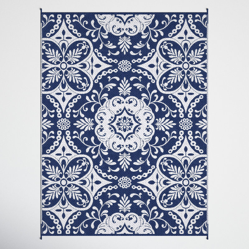 Jayde Oriental Indoor / Outdoor Rug, Rectangle 8'11" x 11'11"