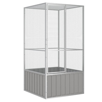 Deaquan 83.3'' Steel Flat Top Flight Cage