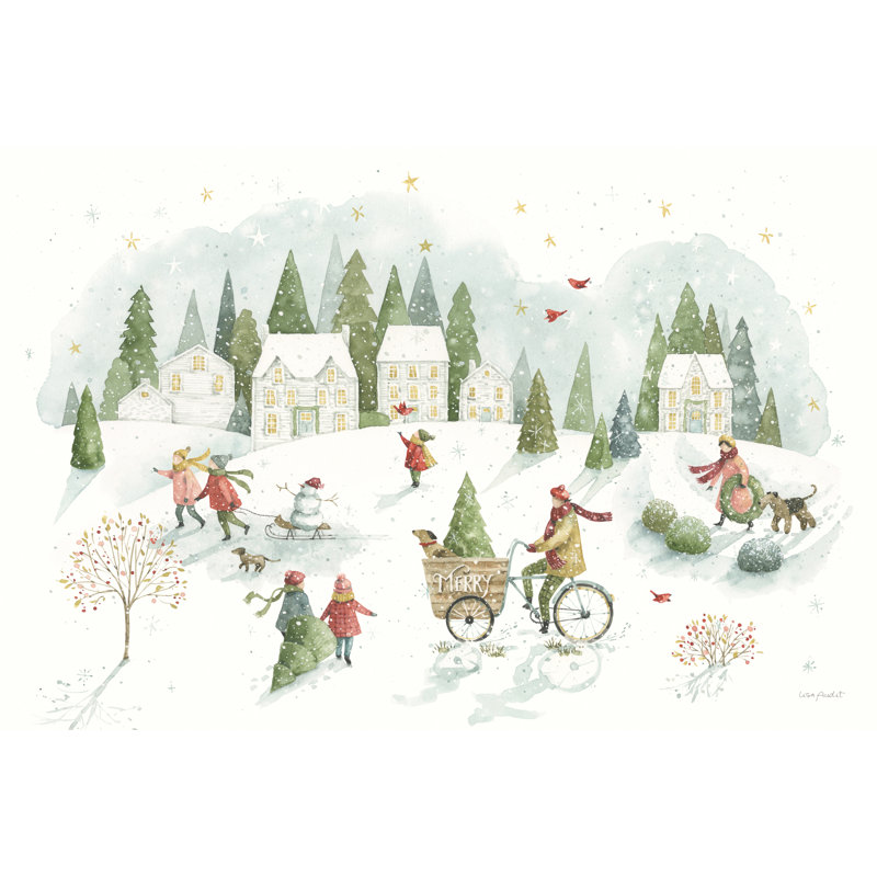 «Aljona Magical Winterland I» sur toile par Lisa Audit, H 32 po x l 48 po