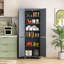 Armoire de rangement 72 po avec tablettes réglables-1818267546