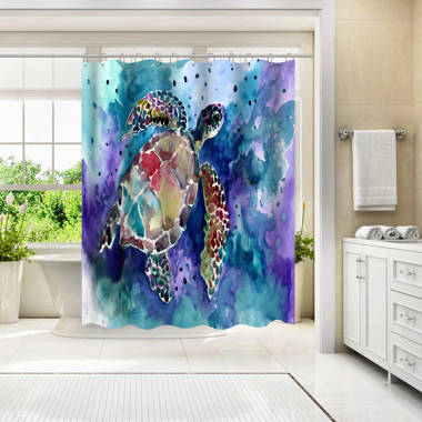 Animals Shower Curtain Sea Turtle by Suren Nersisyan East Urban Home