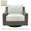 Chaise berçante pivotante pour l'extérieur Nautilus - Tissu sable