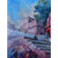 Escaliers de temple | Acrylique sur toile | Par Sunil Kapoor