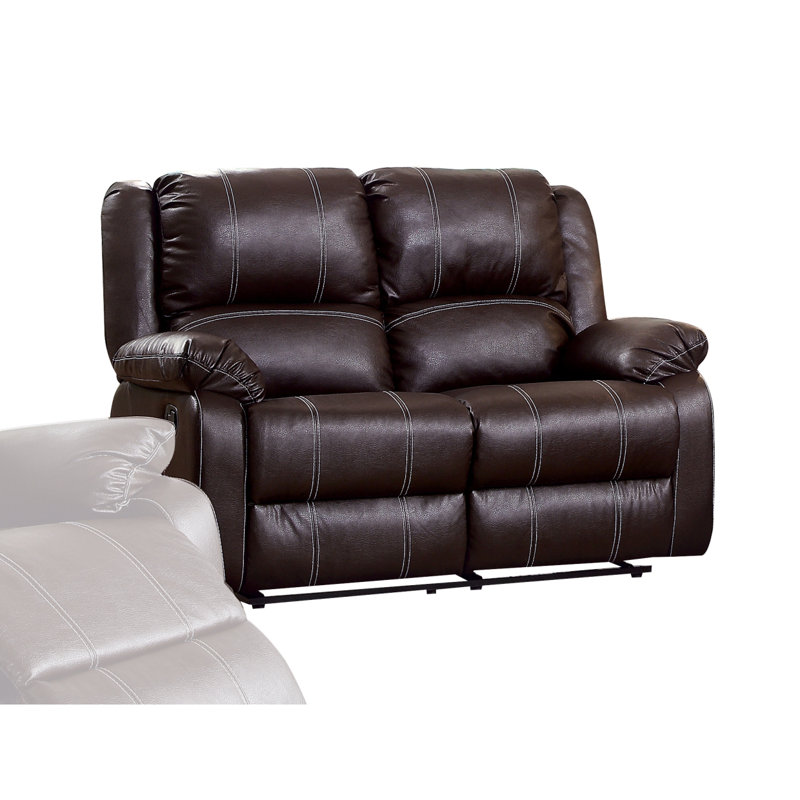 Ensemble de canapé inclinable, causeuse et fauteuil 3 pièces Modern Sofazuriel, Brun