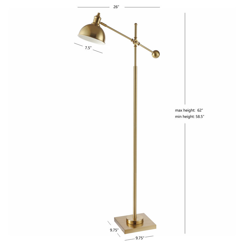 Lampe de travail sur pied 62 "Zoila