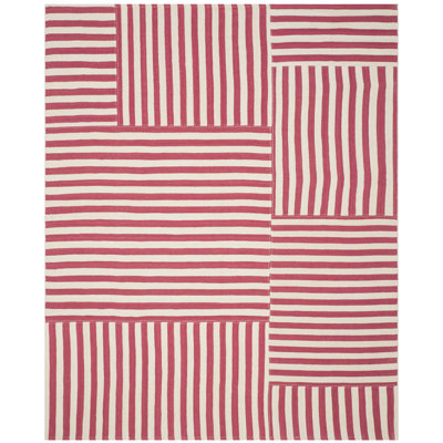 Ralph Lauren Canyon Stripe Patch Wool Striped Rug