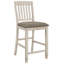 Chaise en bois Aleksi crème rustique