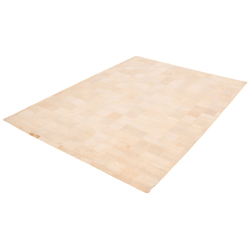 Cowhide Geometric Indoor Rug