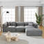 Canapé modulaire rembourré avec repose-pieds-237126820